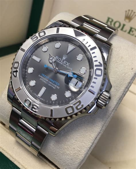 quadrante rolex rhodium scuro prezzo|Rolex Yacht.